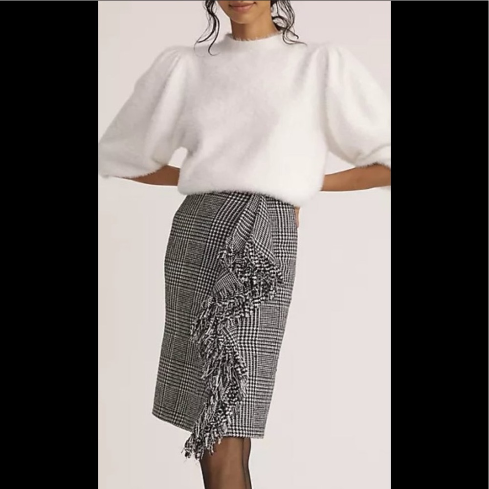 Mare mare for Anthropologie black tweed skirt. Brand new. Retail 150